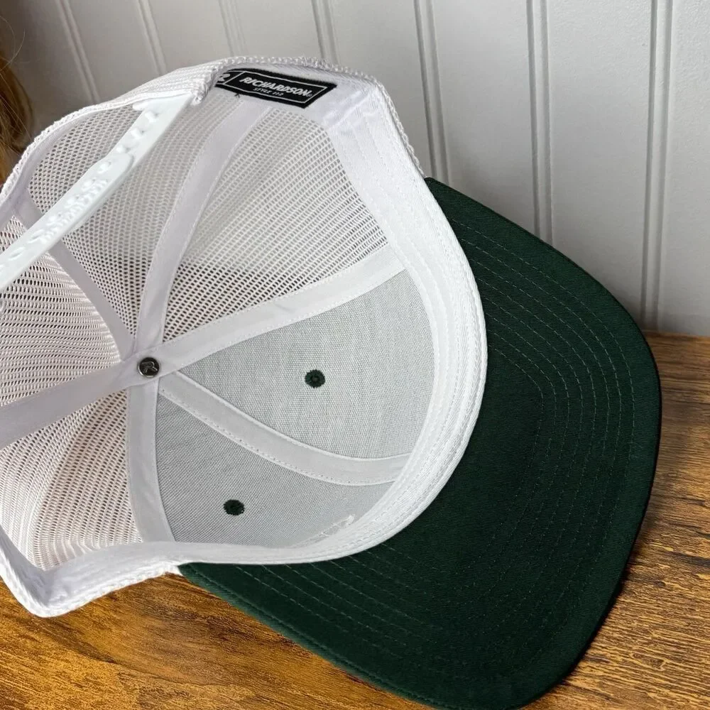 Cinemoves Green And White Trucker Hat Cast & Crew Gift Richardson 112 Mesh NWOT